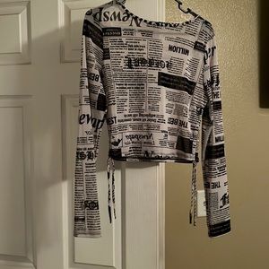 Newspaper top